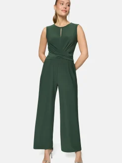 zero Damen Jumpsuit in grau grün