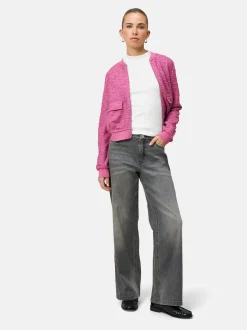 zero Damen Langarmshirt in weiß