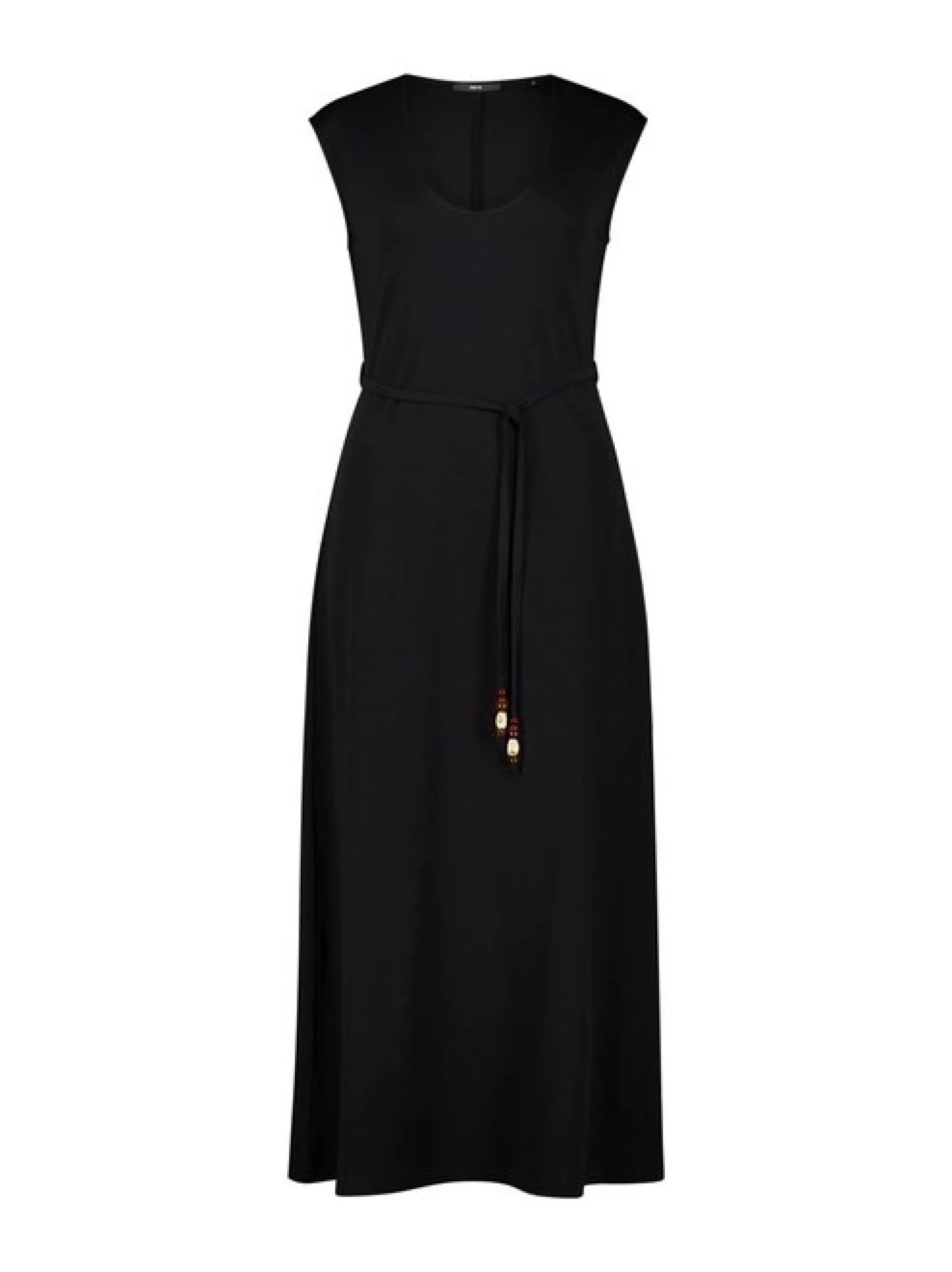 zero Damen Maxikleid in schwarz