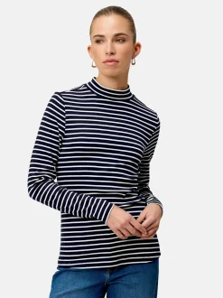 zero Damen Ringelshirt in blau mehrfarbig
