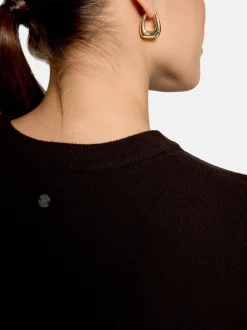 zero Damen Strickpullover in braun