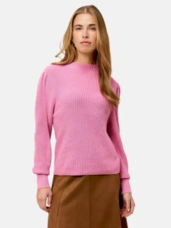 zero Damen Strickpullover in pink