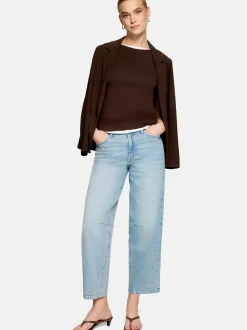 zero Damen Top in braun