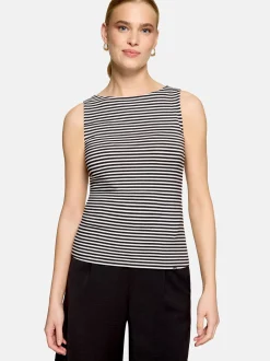 zero Damen Top in schwarz