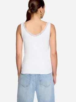 zero Damen Trägertop in weiß
