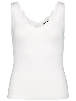 zero Damen Trägertop in weiß