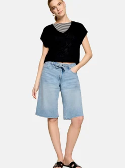 zero Damen T-Shirt in schwarz