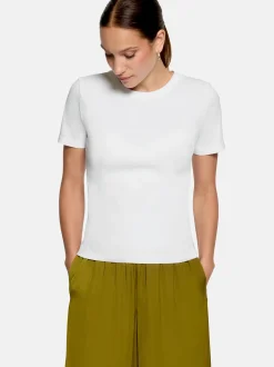 zero Damen T-Shirt in weiß