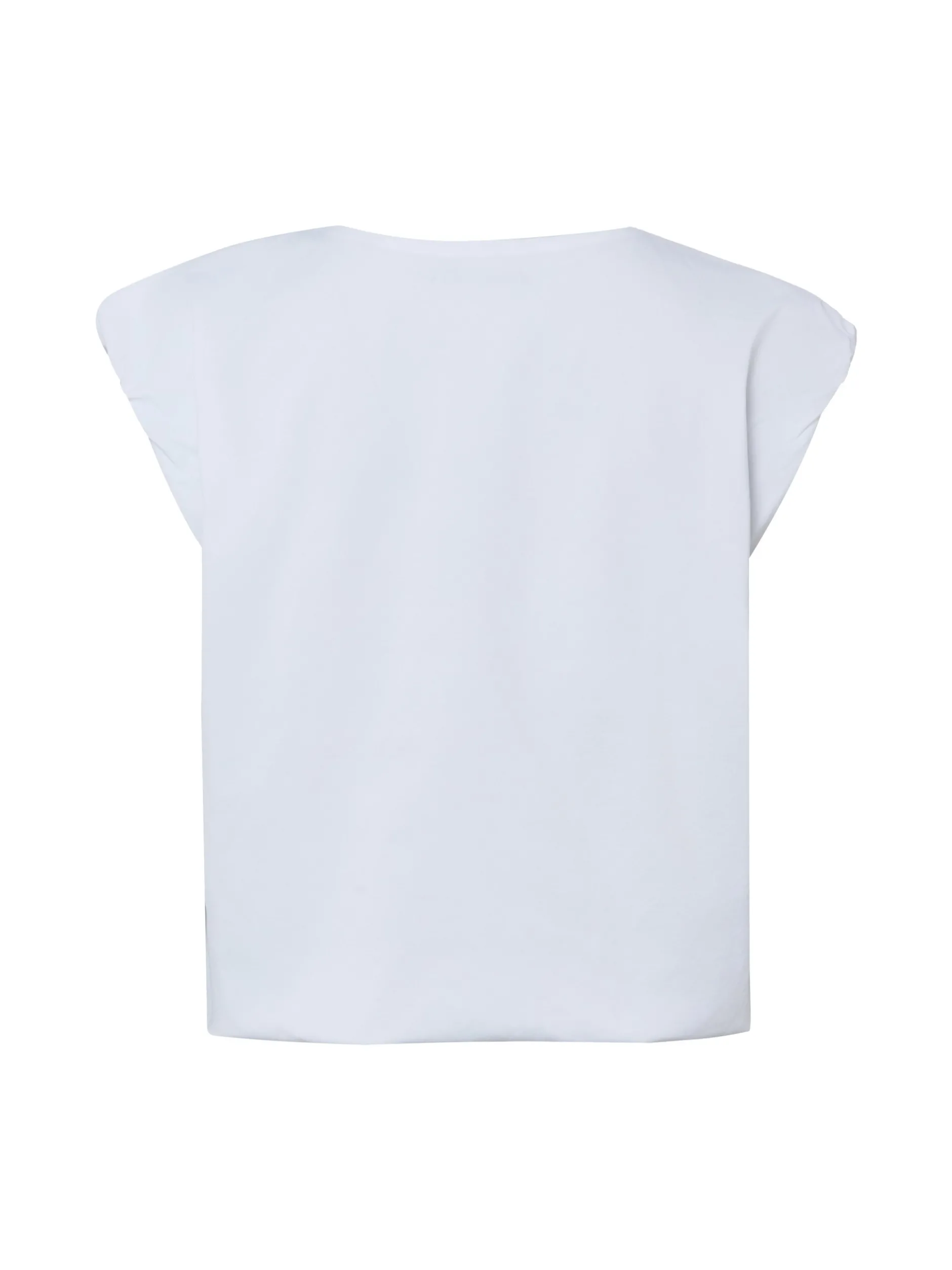 zero Damen T-Shirt in weiß - Ausschnitt: Rundhals