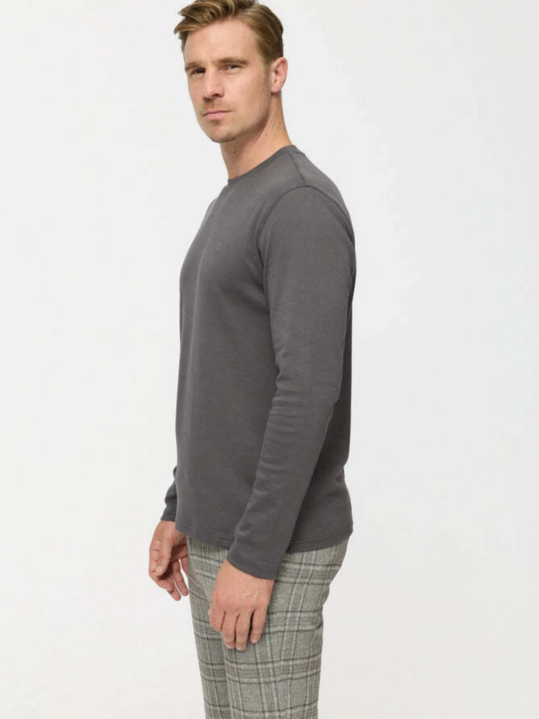 Zuitable Herren Langarmshirt -DiOwen in grau