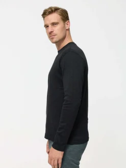 Zuitable Herren Langarmshirt -DiOwen in schwarz