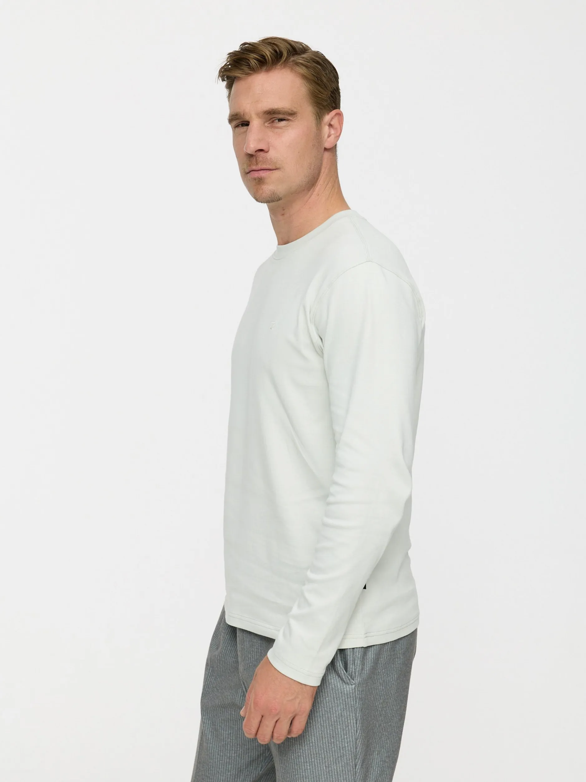 Zuitable Herren Langarmshirt -DiOwen in hellgrau