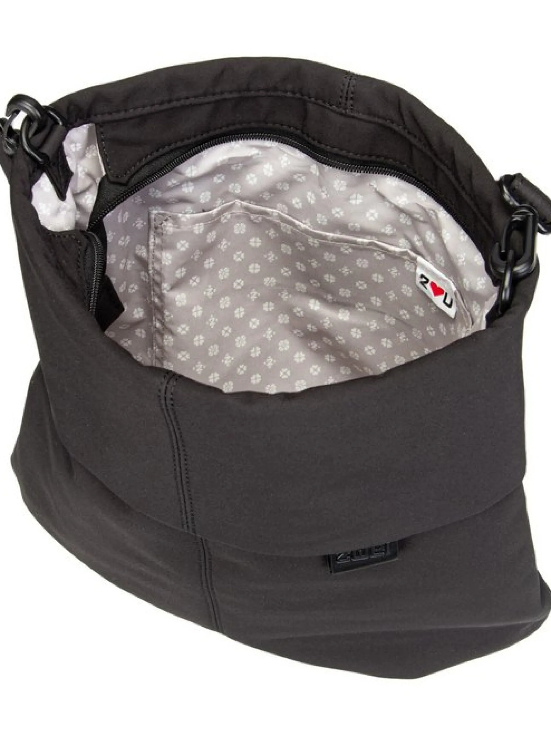 zwei Damen Handtasche - Mademoiselle.Tex MTX12 in schwarz
