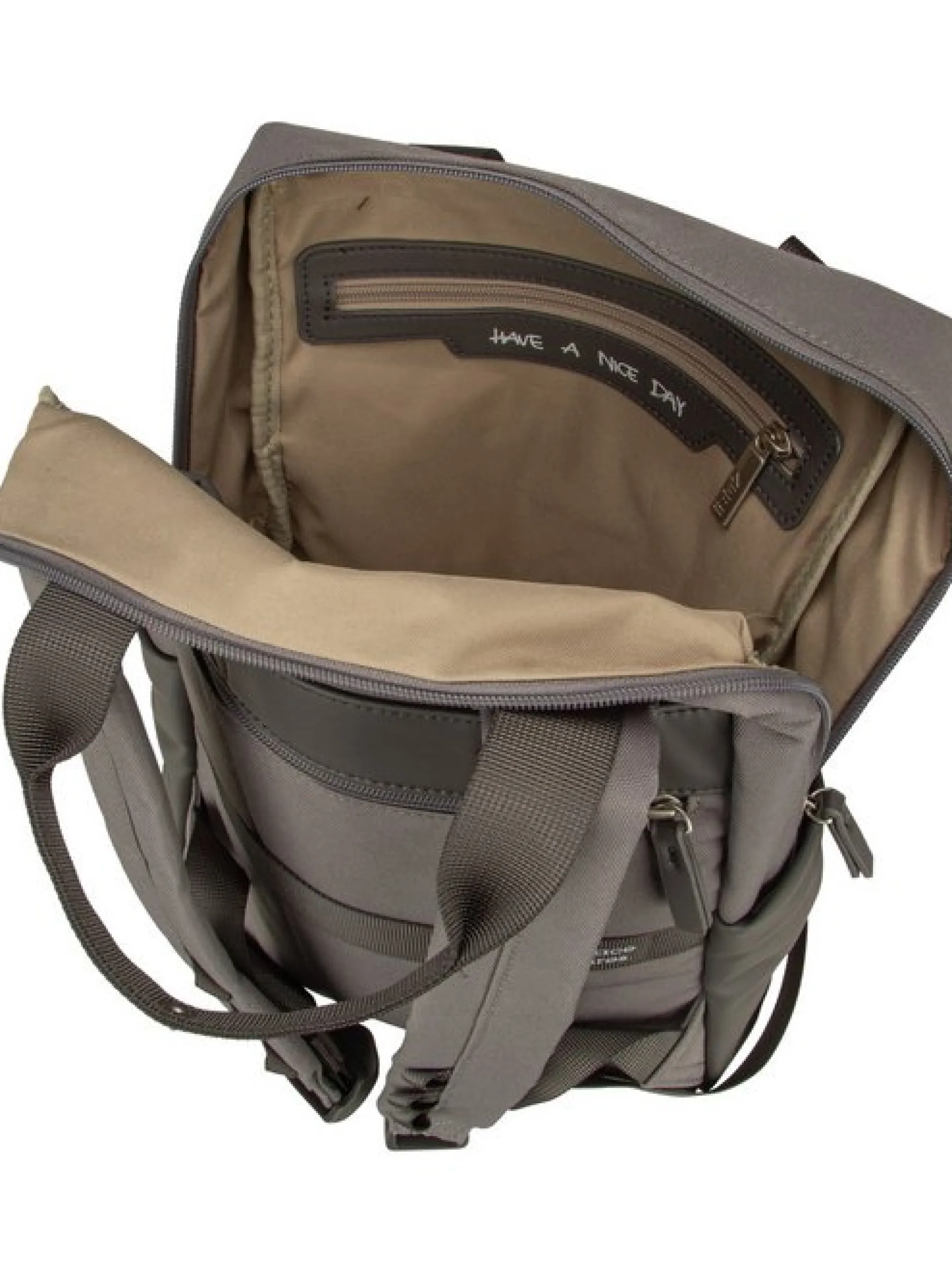 zwei Unisex Rucksack - Lou LUR130 in grau